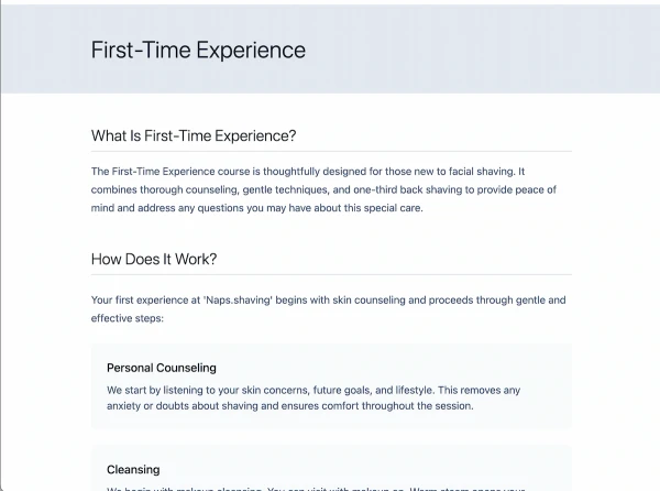 Naps shaving gallery image 5